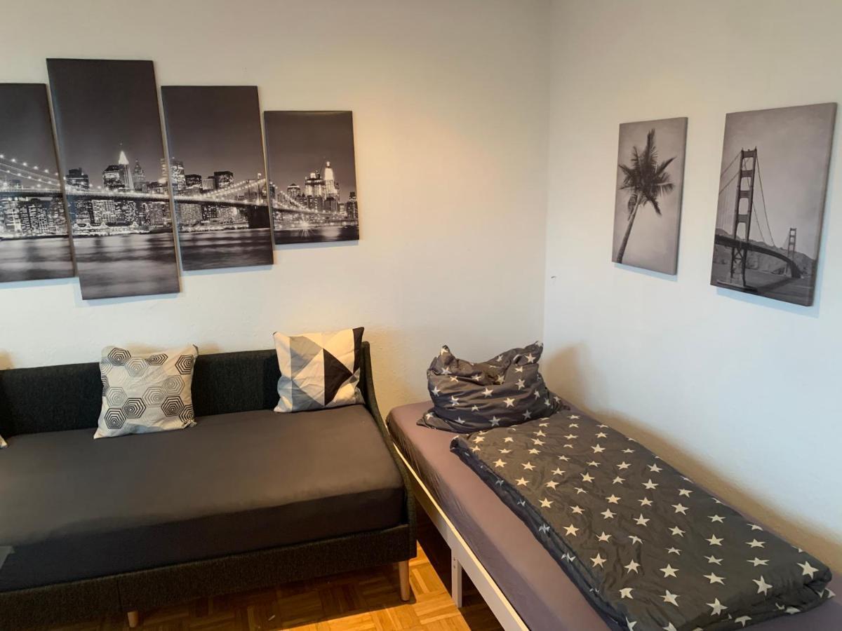 Mainpark Apartment 4 Schlafzimmer Bis Zu 10 Personen Direkt Ueber Aschaffapartment Bei Aschaffenburg Mainaschaff المظهر الخارجي الصورة